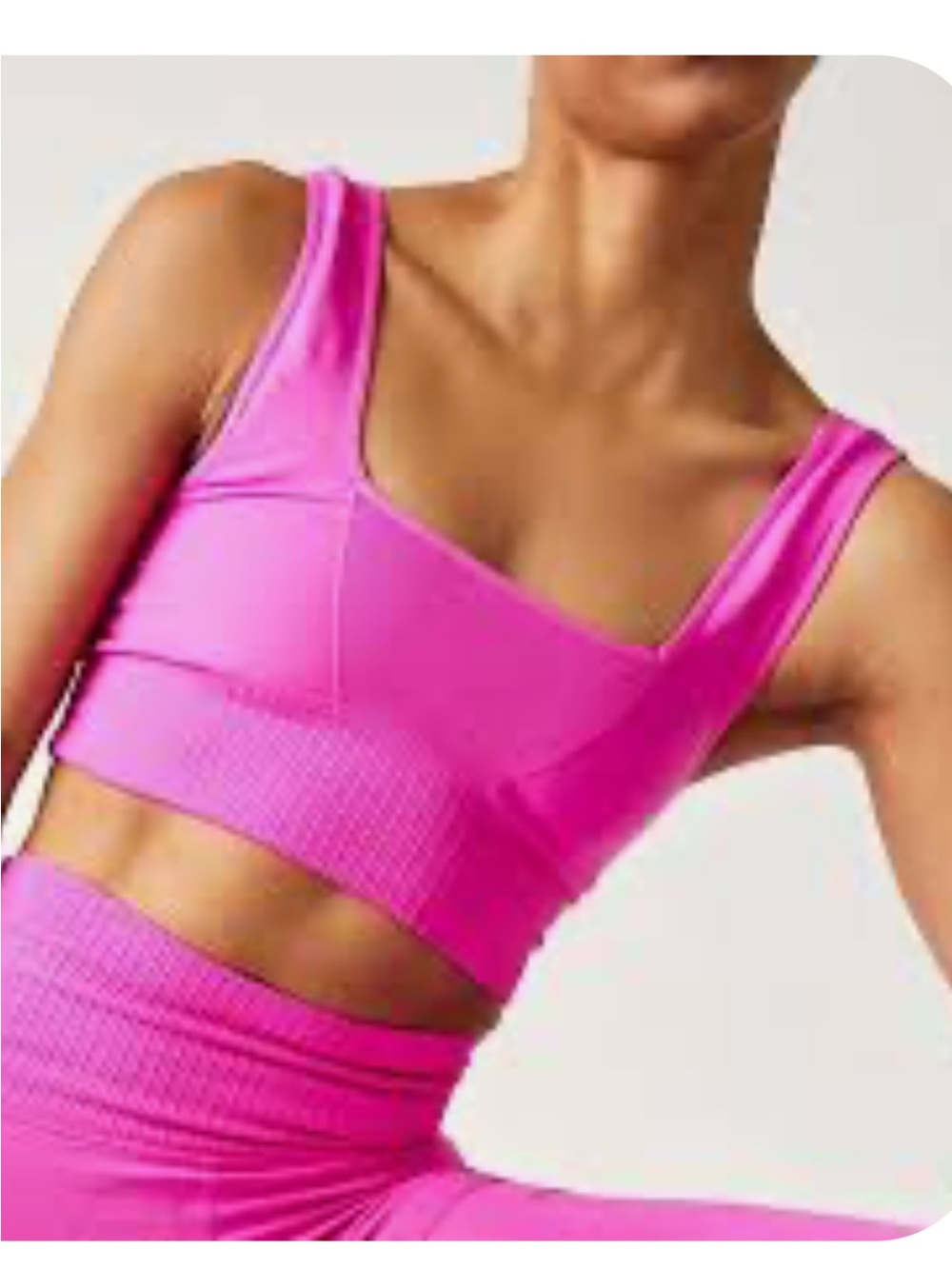 Free People Good Karma leggings and a matching sports bra small